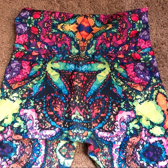 Trippy leggings pant tights rave festival lsd trip - Picture 6 of 8